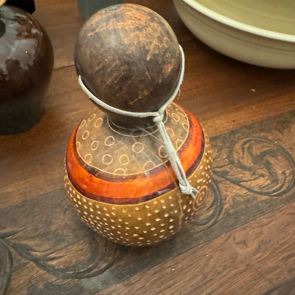 Tribal or African Style Rattling gourd